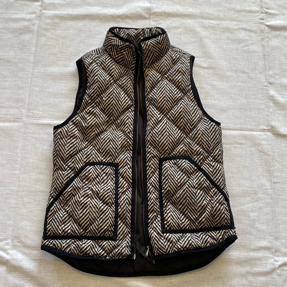 J Crew puffer vest XS